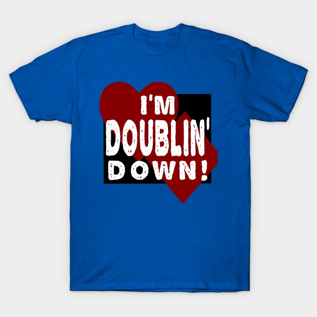 Double Down Domino T-Shirt by Damsels of Dorkington